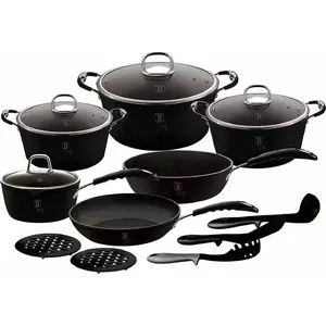 Cookware set berlinger haus Black Professional Line BH-6129, 15 pieces