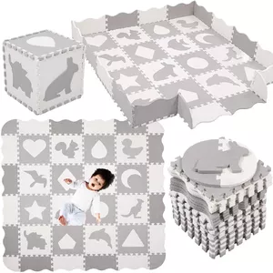 Springos Foam Play Mat Puzzle 150x150 cm