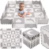 Springos Foam Play Mat Puzzle 150x150 cm Photo 4