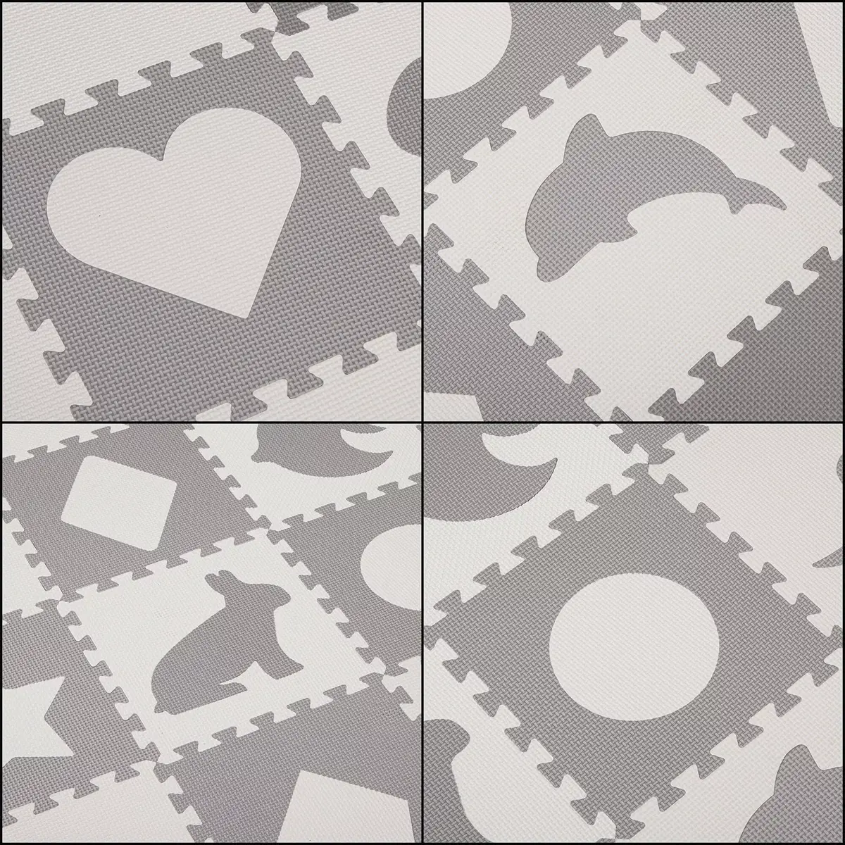 Springos Foam Play Mat Puzzle 150x150 cm Photo 9