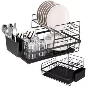Countertop dish rack Springos KI0138 — dimensions 30×50×24 cm, compact dish dryer