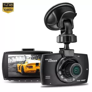 iWear GT3 HD Car DVR Dashboard Video Camera with G-Sensor 1080p HD 140° Wide Angle 2.7'' LCD Black