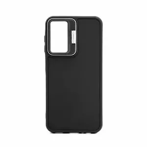 Гибридный чехол iLike для Samsung Galaxy A35 с подставкой для камеры, чёрный