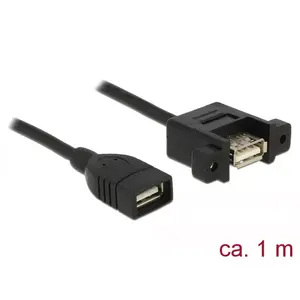 USB Cable DeLOCK 85460 USB 2.0 1m Black