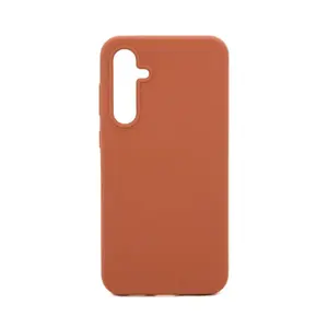 Чехол Evelatus Soft Touch Silicone для Samsung Galaxy S23 FE — Saddle Brown