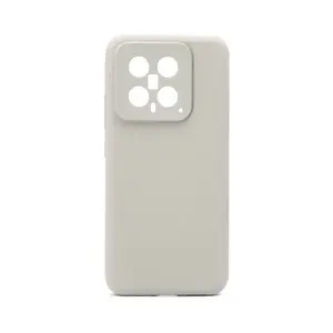 Чехол Soft Touch из силикона для Xiaomi 14, connect — серый, мягкое покрытие защитный
