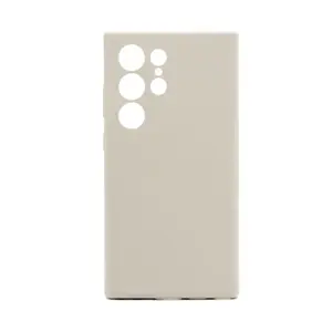 Soft Touch silikona vāciņš connect priekš Samsung Galaxy S24 Ultra — pelēks