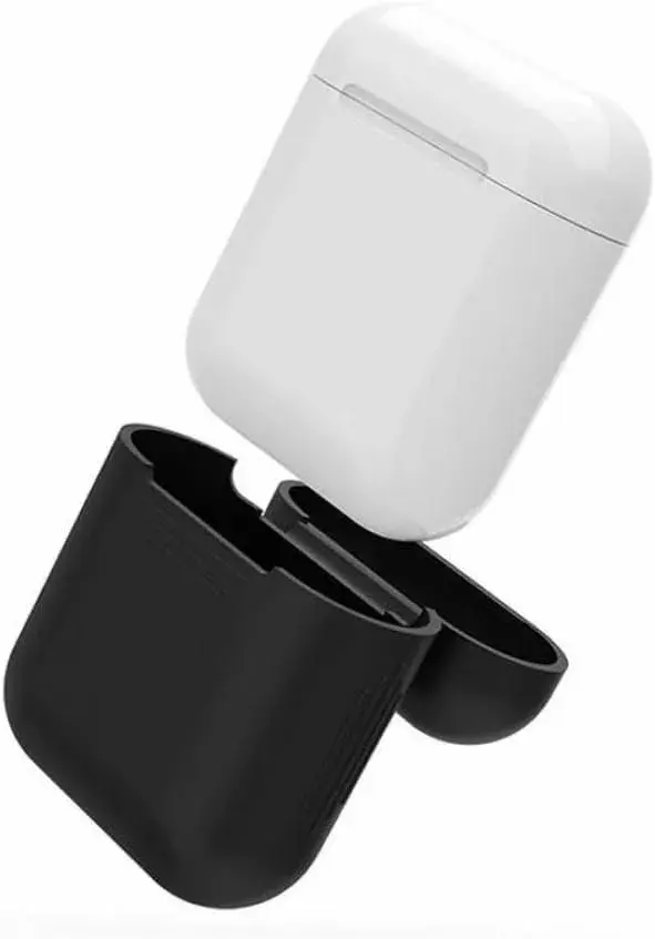 Силиконовый чехол RoGer RO-SC-APODS-BK для AirPods Photo 2