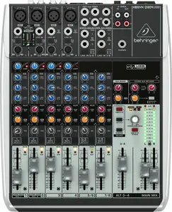 Audio Mixer Behringer Q1204USB 12 Channels USB Connectivity Built-in Effects