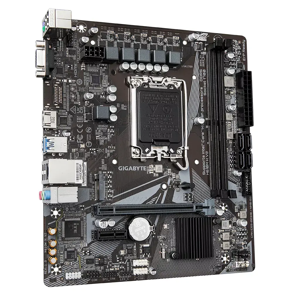 Pamatplate GIGABYTE H610M H V2, H610 Photo 3