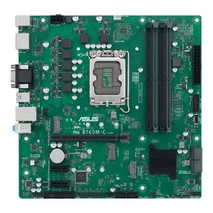Motherboard ASUS PRO B760M-C-CSM micro ATX, Intel B760, LGA 1700, DDR5, up to 128 GB, M.2 & SATA III, Gigabit Ethernet