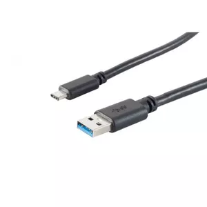 USB Cable Exertis Connect 39910222 USB 3.2 Gen 1 1m USB A USB C Black