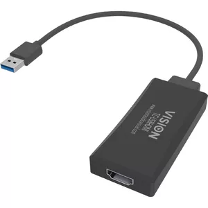 USB graphics adapter Vision TC-USBHDMI 1920 x 1080 pixels Black