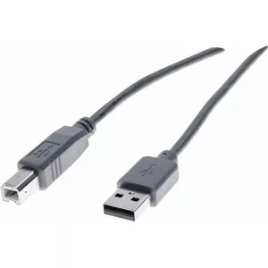 CUC Exertis Connect 532408 USB kabelis 1,8 m USB 2.0 USB A USB B Pelēks