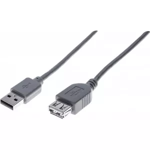 Hypertec 532412-HY USB kabelis 1 m USB 2.0 USB A Pelēks