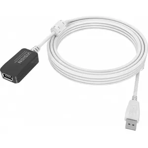 USB kabelis Vision TC 5MUSBEXT+ 5m USB 2.0 Balts