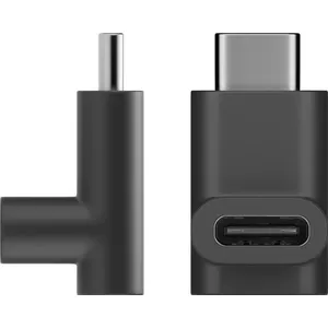 Cable gender changer Goobay 55556 USB C Black