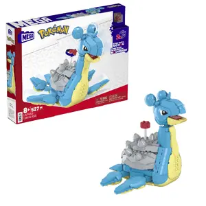 MATTEL Конструктор Pokémon Lapras с фигуркой 527 деталей для детей HKT26