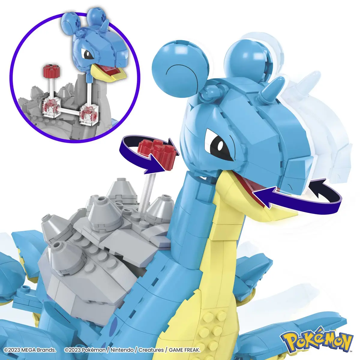 Конструктор MATTEL Pokémon Lapras HKT26 Photo 4