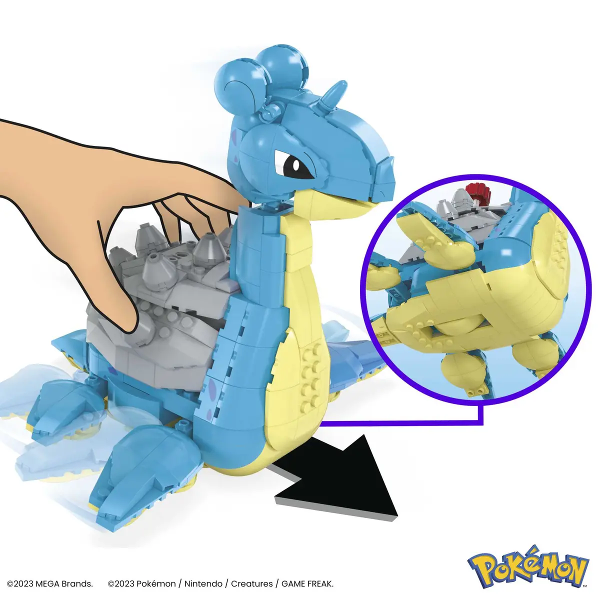 Конструктор MATTEL Pokémon Lapras HKT26 Photo 5