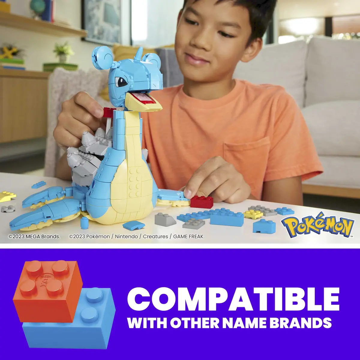 Конструктор MATTEL Pokémon Lapras HKT26 Photo 7