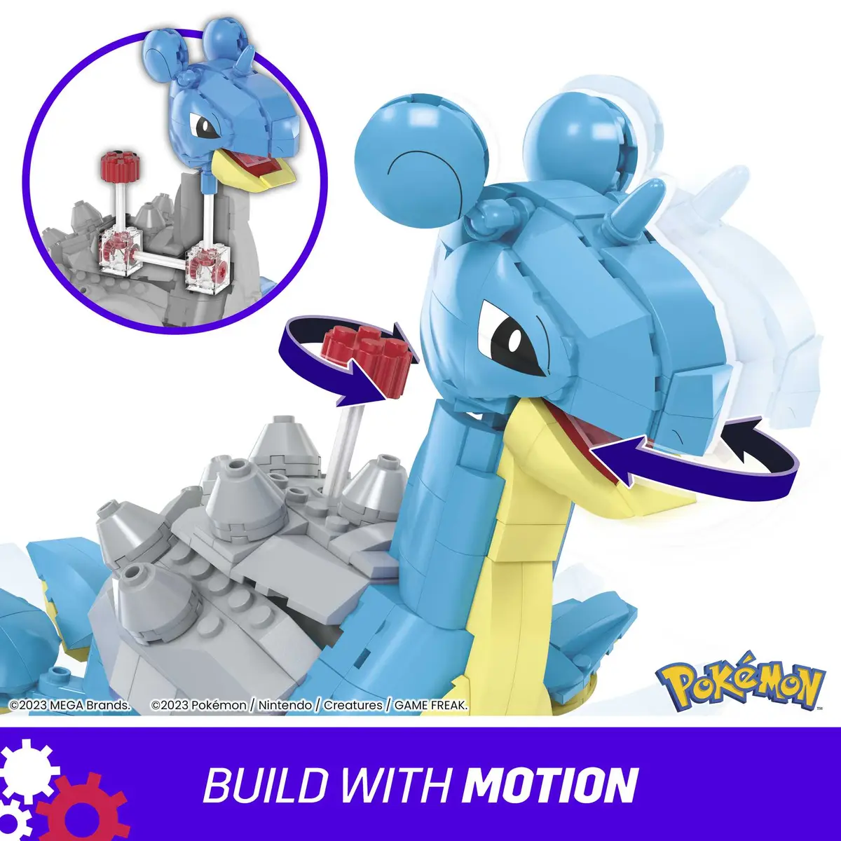 Конструктор MATTEL Pokémon Lapras HKT26 Photo 8