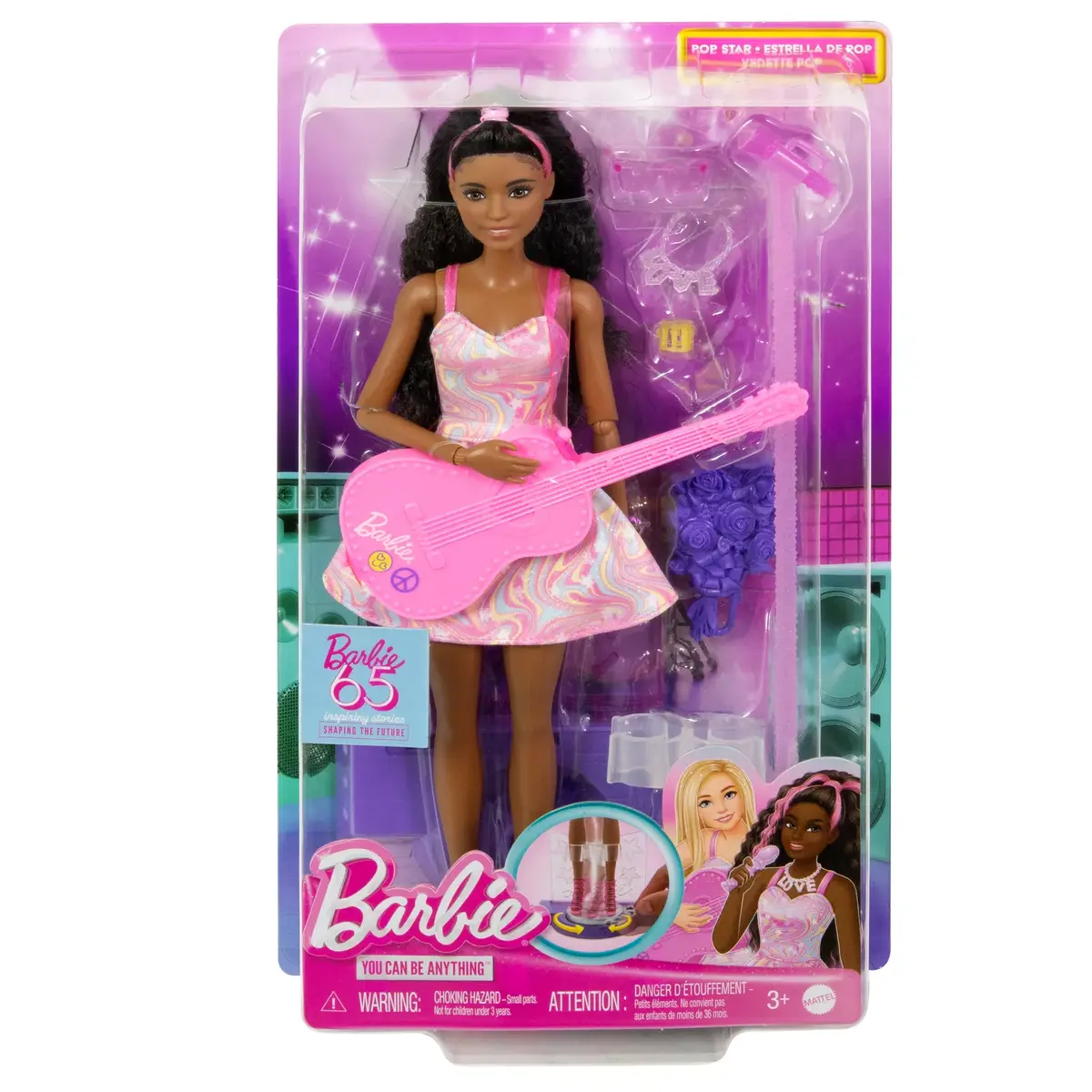 MATTEL Barbie 65th Anniversary Pop Star doll Photo 9