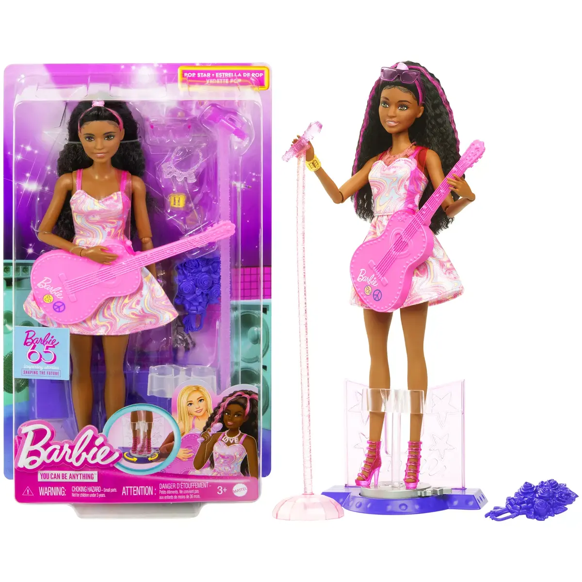 MATTEL Barbie 65th Anniversary Pop Star doll Photo 10