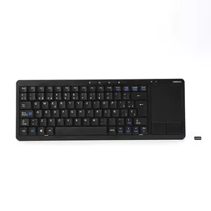 Keyboard OMEGA OKB004BES — full-size RF wireless QWERTY, black, straight layout