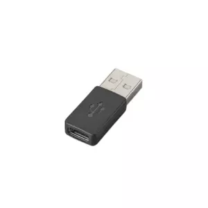 POLY 209506-01 kabeļu spraudņu pāreja USB-C USB-A Melns