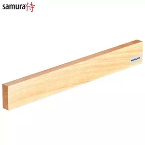 Samura Universal Magnetic Kife holder from rubber wood for 5-10 knifes (38.5x49x18cm) Light