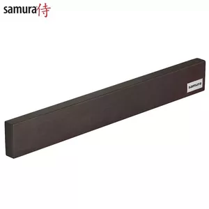 Samura Universal Magnetic Kife holder from rubber wood for 5-10 knifes (38.5x49x18cm) Dark