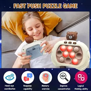 Educational electronic game GameBox J309 — Kids Pop It, 200 levels, memory and reaction development, from 3 years
