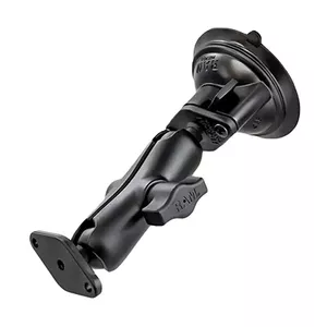 RAM Mounts Twist-Lock Suction Cup Double Ball Mount Black Aluminium 2.54 cm
