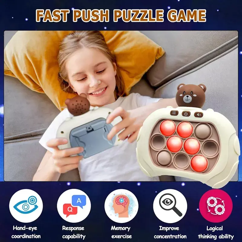 GameBox J313 Kids Pop It — 200-level educational game Photo 3