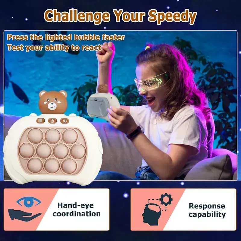 GameBox J313 Kids Pop It — 200-level educational game Photo 6