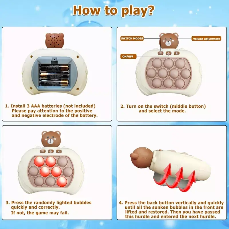 GameBox handheld game J321P — Memory & Reaction Photo 6