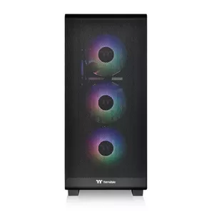 PC Case Thermaltake S250 TG Midi Tower Black