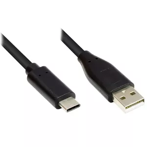 USB cable Alcasa GC-M0118 USB 2.0 2 m USB A USB C Black