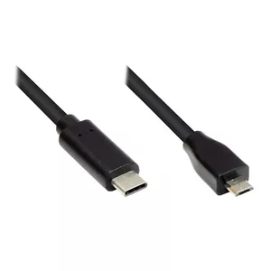 USB кабель Alcasa GC-M0124 3м USB Type-C Micro USB Type-B черный