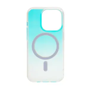Чехол Evelatus для iPhone 15 Pro Max — прозрачный градиентный, с магнитом