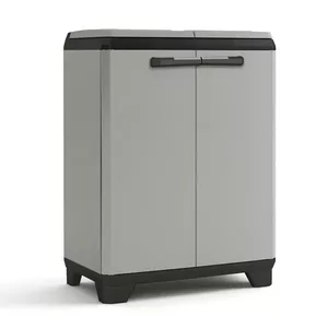 Waste sorting system KETER DIY Planet 110L grey/black 68x39x92 cm