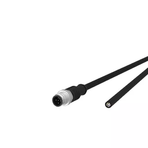 METZ CONNECT 142MDA10050 sensor/actuator cable 5 m M12 Black