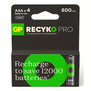 Rechargeable battery GP Batteries ReCyko Pro GPRCP80AAA174C4 AAA NiMH 14g