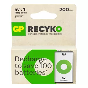 Rechargeable battery GP Batteries ReCyko Pro GPRCK20R8H150C1 9V NiMH 42.5g