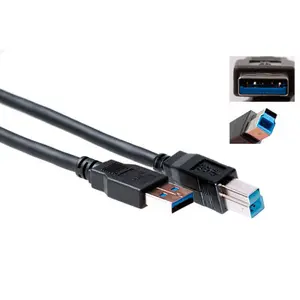 Кабель ACT USB 3.2 Gen1 USB A штекер - USB B штекер 1 м черный SB3017