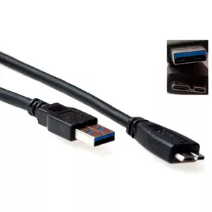 USB 3.0 A male - USB micro B male 2.00 m, ACT, SB3031