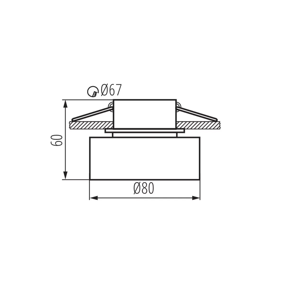 Встраиваемый светильник Kanlux Govik GX5.3 Photo 13