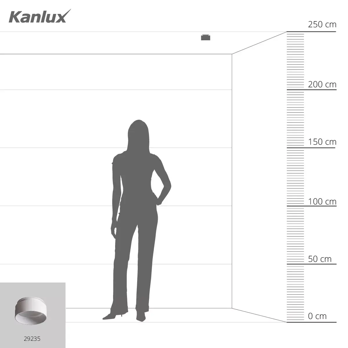 Встраиваемый светильник Kanlux Govik GX5.3 Photo 14