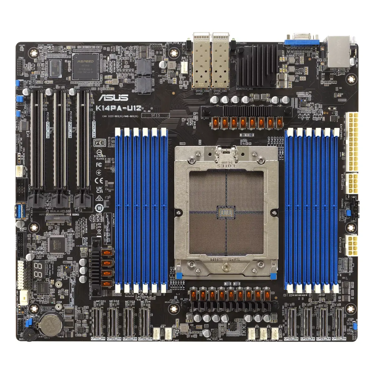 ASUS K14PA-U12/ASMB11 Server Motherboard Socket SP5 Photo 2